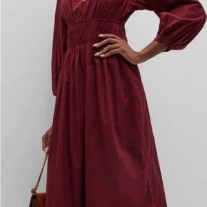 Cara Cara Ginger Dress in Cabernet